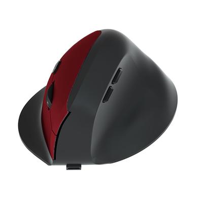 Ergonomic Vertical USB 6 3 DPI Lightweight and for Red Mouse, Right-Handed, 2.4GHz Wireless, Type-C Rechargeable, Quiet, Buttons, Levels, Ergonomic,