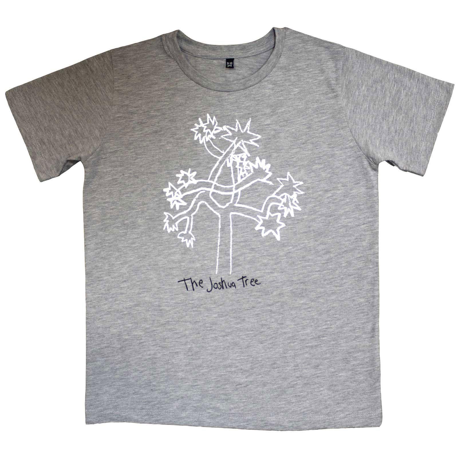 Boys U2 Joshua Tree 2017 T-shirt Youth Large Grey S