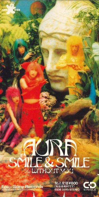 

CD AURA - Smile & SMILE ESDB3200PROMO SONY Japan Japanese Pop/Rock Used