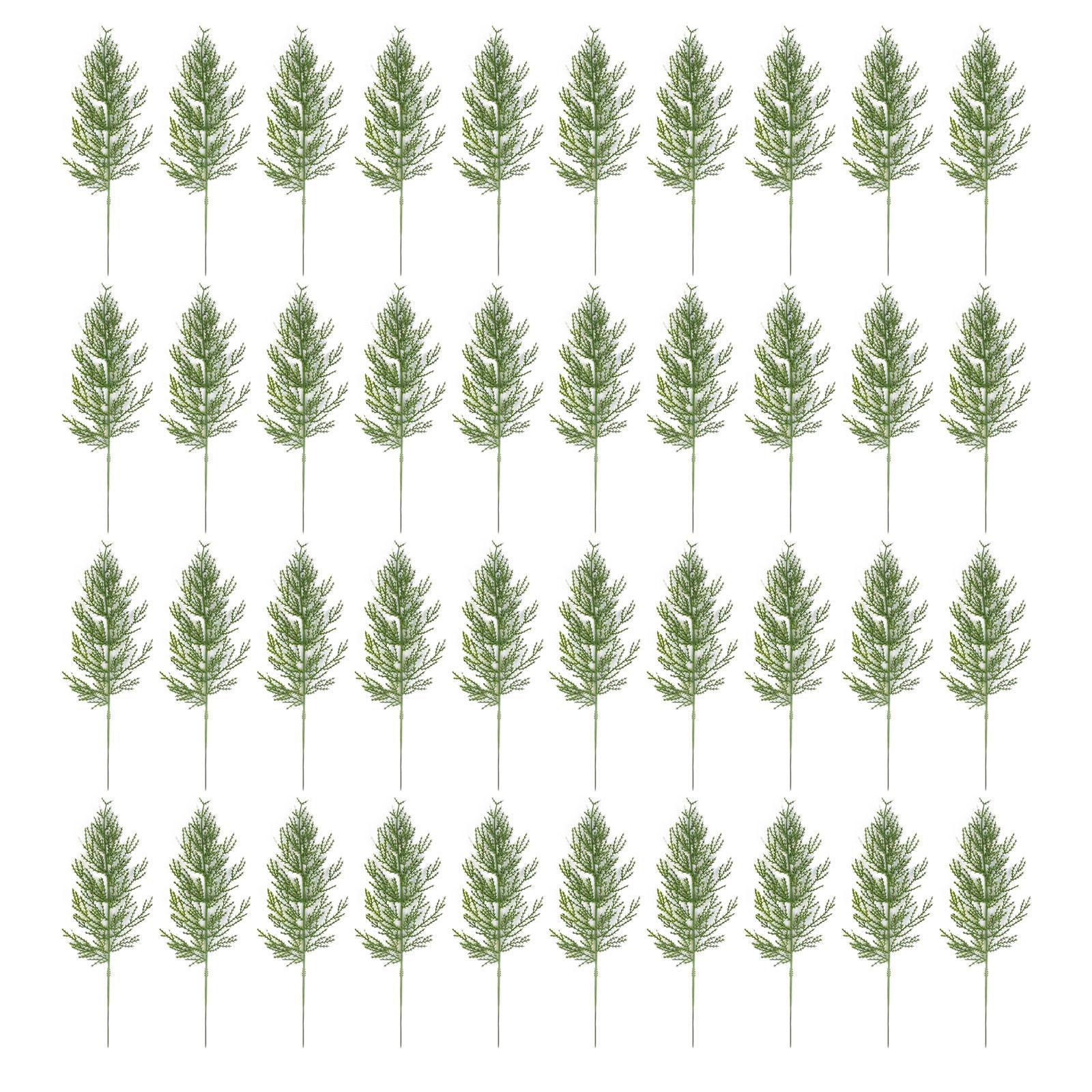 

Pack of 40 Artificial Christmas Tree Stems Durable Plastic Christmas Tree Decor for Party Decorations and Festive Home