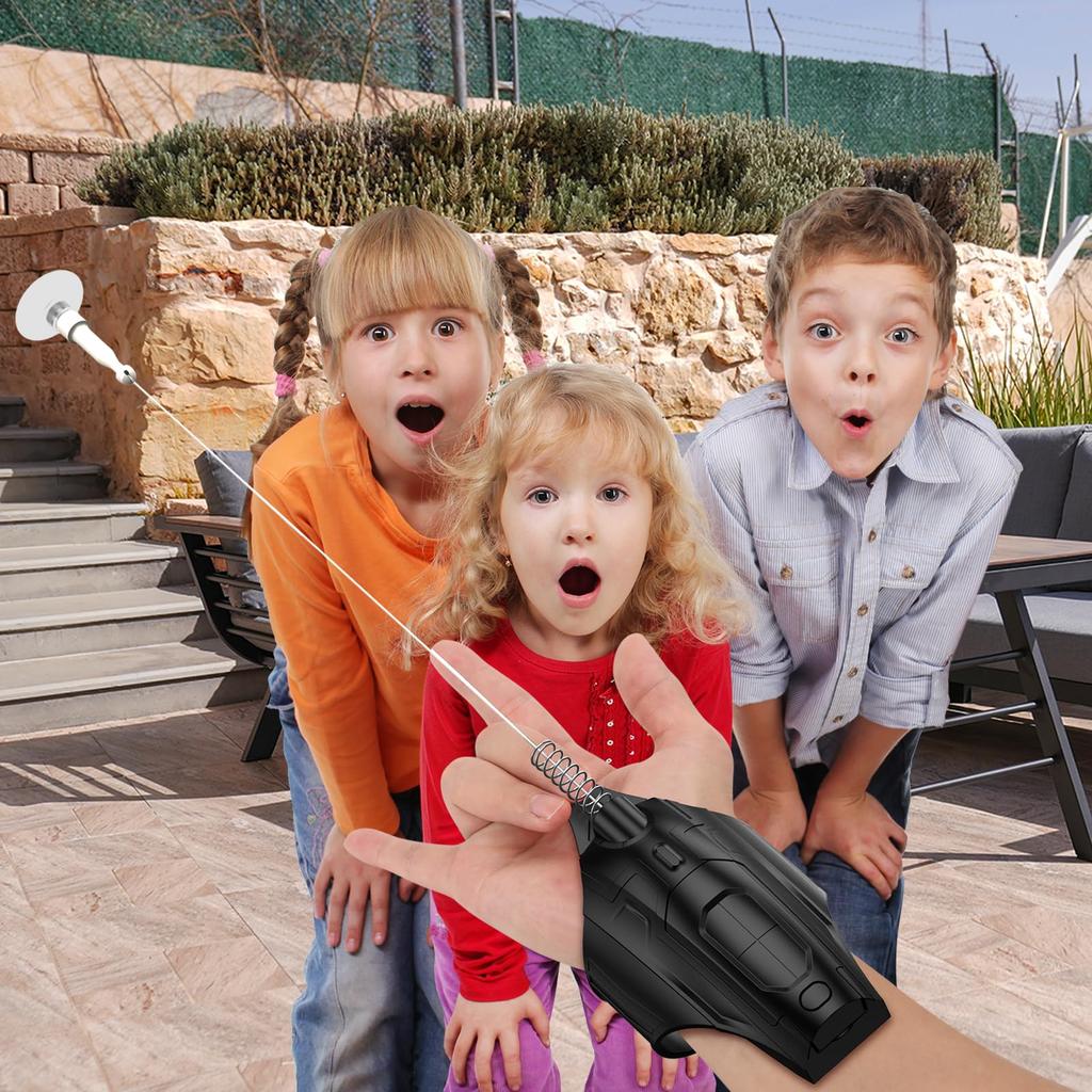 [Yugoo] Web Launcher Web Shooter Spider String Shooter USB Wiederaufladbarer Seilwerfer Web Shooter Armschienen Dekorative Requisiten Partyzubehör