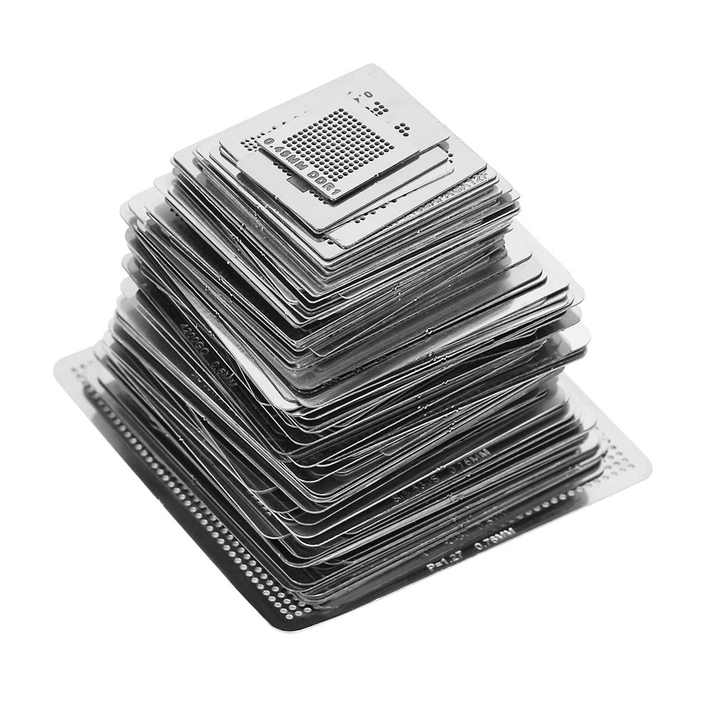 

BGA Stencil Stainless Steel BGA Reballing Laptop Direct Heat Control Molding, Stencil,