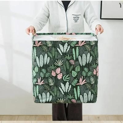 Cesto Portabiancheria Pieghevole da 100L Contenitore Rotondo Sacca Grande Cesto Pieghevole per Vestiti Giocattoli Secchio Organizer Grande Capacità