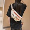 Fargeblokk Skulderveske Crossbody-veske Sports Brystveske Casual Liten Satchel-veske For Menn