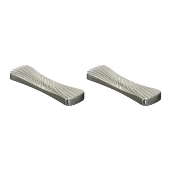 NAGAO Niigata Tsubame-Sanjo Chopstick Rest / Knife Rest, 5.2cm, Twisted, Made in Japan (Set of 2)
