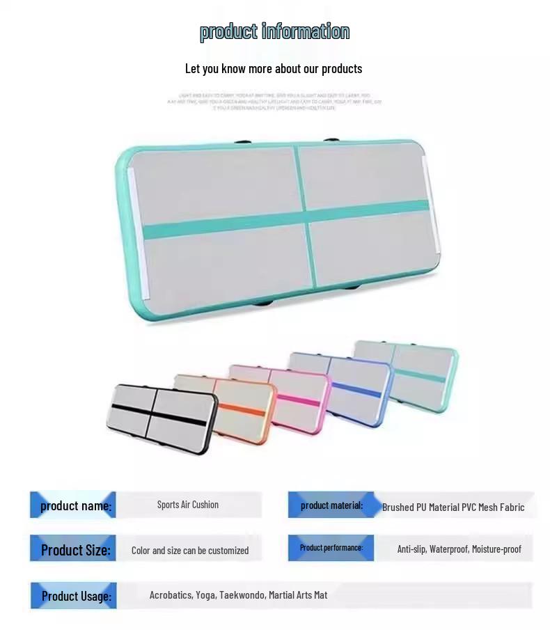 Aufblasbare Schockabsorbierende Luftmatte für Gymnastik, Yoga & Taekwondo