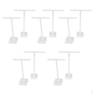 10x Earring Shelf Display Rack Acrylic Showcase Jewelry Stand Holder