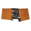 Girls Trendy Waist Belt Leopard Print Costume Underbust Jewelry Waist Body Jewelry for Party Jeans Belt Cowboy Chain