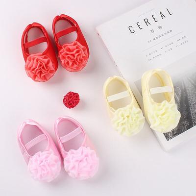 Big Flower Baby Girl Shoes Newborn Baby Schoenen Summer Infant Babies First Walkers Shoes