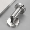 304 Stainless Steel Magnetic Door Stopper – Thickened Anti-Collision Design, High-Grade Black Wall Suction for Room