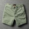 Men's Trendy Pure Cotton Elastic Three-Quarter Summer Shorts - Fashionable, Versatile, and Casual.