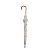 Pluvia Long Feminine Flower 58cm Women's Umbrella, Design, Gray,