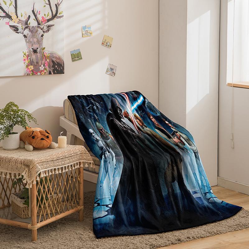 Column Double-Sided Flannel 3D Digital Printed Blanket Blanket