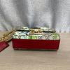 [Pre-Owned] Padlock Metal Lock Buckle Bag GG Blooms Logo Geranium Print Canvas And Leather Box Bag Chain Shoulder Crossbody Bag S - Very Good #19AOBGS