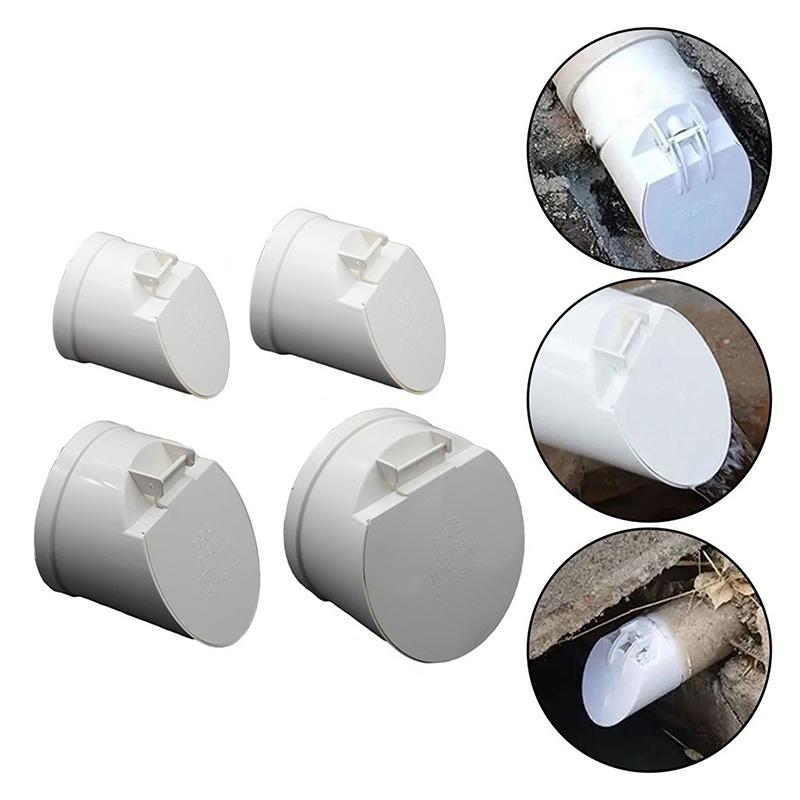 50/75/110/160Mm Drain Pipe Floor Drains Sewage Pipe Large Displacement Anti Odor Anti-Rat Cover Septic Tank Outdoor Pipe Valve