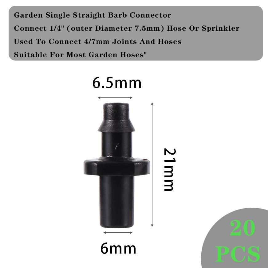 6mm Garden Nozzle Fittings Hose Connection Internal Threaded Joint Anti-drip Connector Garden Irrigation System