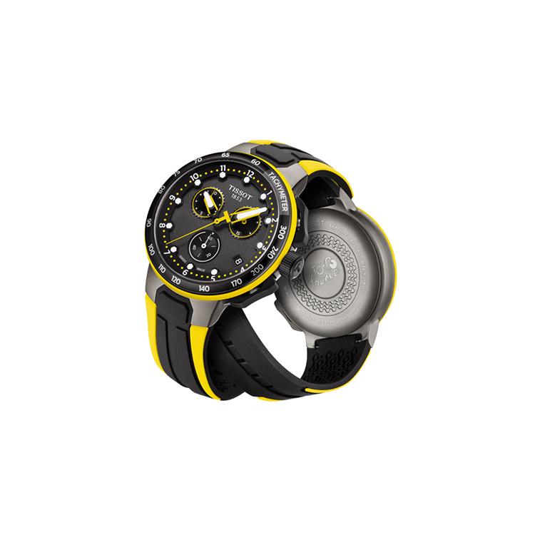 Tissot Reloj de Cuarzo Colección Race para Hombre Reloj 43mm Esfera Negra Caja de Acero Inoxidable T111.417.37.057.00