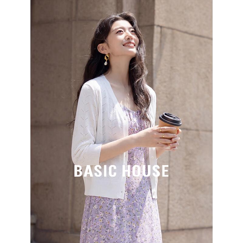 

Basic House Women s Lightweight Knit Cardigan One Size