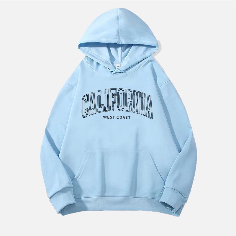 Unisex Casual Letter Print Spring/Autumn Hoodie