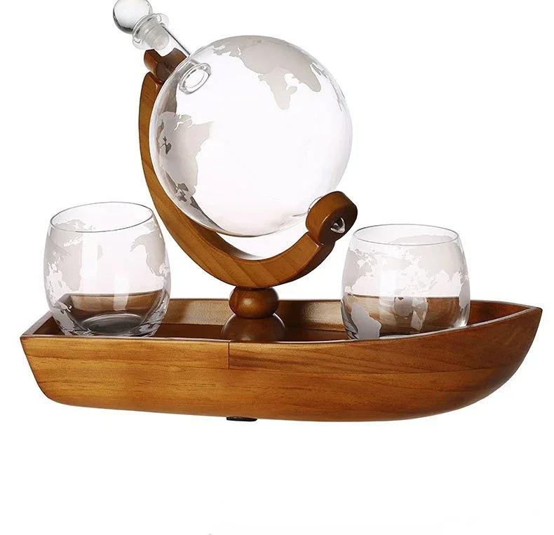 

NANCIHUI 1000 мл Набор бокалов для виски Графин для вина Водка Сосуд для вина Бокалы для виски Украшение домашнего офиса Прием гостей