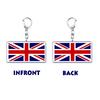 Country Flags Key Chain Keychains Ring for Accessories Bag Pendant American Britain Korean Korean Keyring Jewelry Fans Gifts