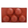 Chocolate Mould Non‑Stick Semi Sphere Baking Mold Kitchen Tools Baking Mold Reusable for DIY Making Hot Chocolate Kitchen