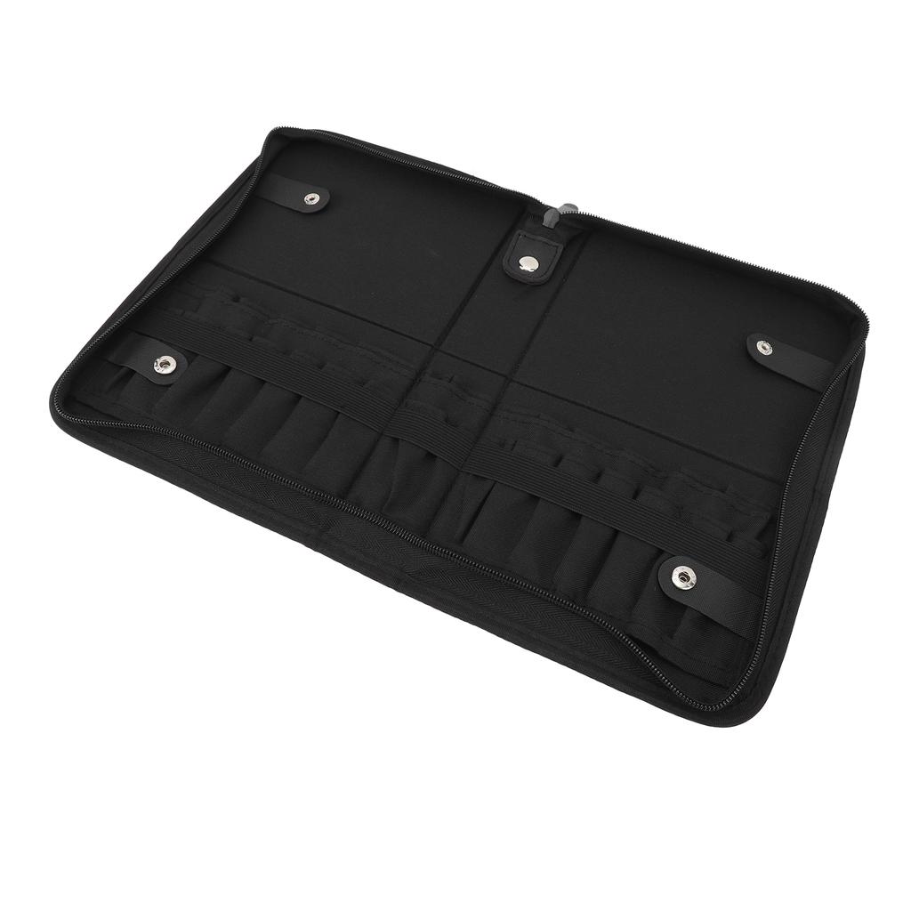 29 Holes Folding Makeup Brush Case Stand Up Professional Waterproof PU Leather Makeup Cosmetic