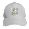 Periodic Table of Elephants Baseball Cap fishing caps Unisex tactical cap funny hat Golf Women Unisexs