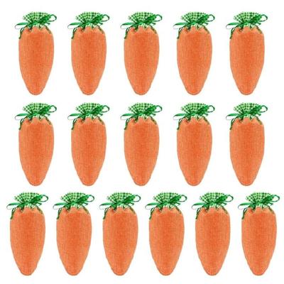 Pack Of 16 High Quality Drawstring Bags With Carrot Pattern Gift Wrapping Bag For Festival Decors And Practical Storage