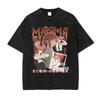 2026 Hot Sale Anime C-Chainsaw M-Man T Shirts Oversized Vintage Washed Denji T-shirt Manga Power T Shirt Pochita Makima Reze Tops Tees Short Sleeve