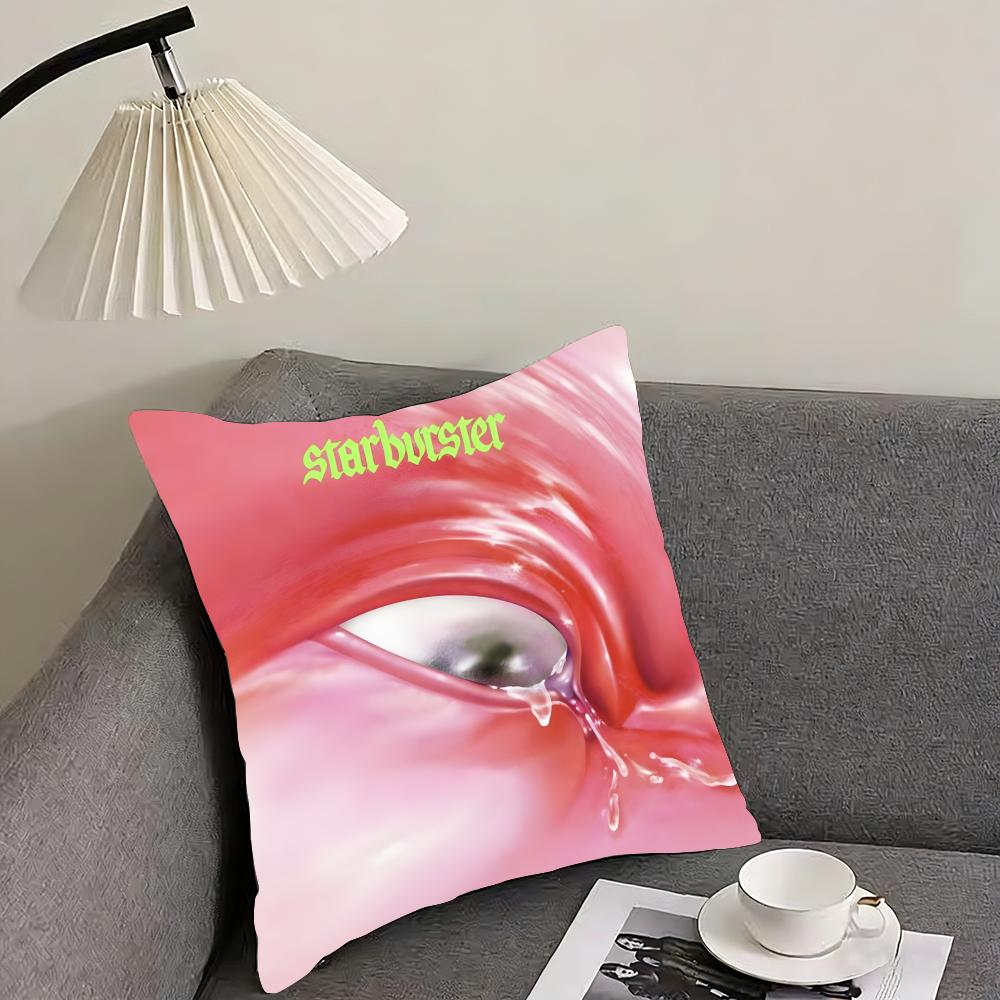 Band F-Fontaines D C Romance Cushion Cover Reversible Plush Pillow Cover – For car, sofa, bedroom, perfect as a gift.