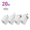 UKCA Certified iPhone Charger Head for Apple 15, 14 Pro, 13 - Supports PD2, Flash & Fast Charging