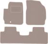Beige Velour Floor Mats For: Ford Maverick MK2 SUV (2004-2007)