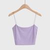 2023 Spring/Summer U-Neck Slim Vest Top In Pure Color with Thin Suspenders for Women