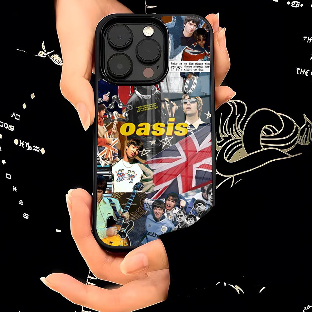 Oasis Phone Case PC+TPU For IPhone 15 16 17ProMax 13 16 11 12 14 Pro Xs Max Mini Xr X Plus Cover