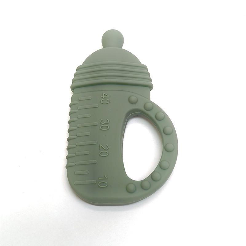 Non-Toxic Baby Teething Stick Silicone Teethers Toys Bottle Teethers Baby Teethers Biteable Toys