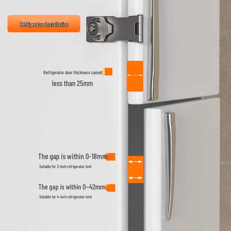 Refrigerator Freezer Lock