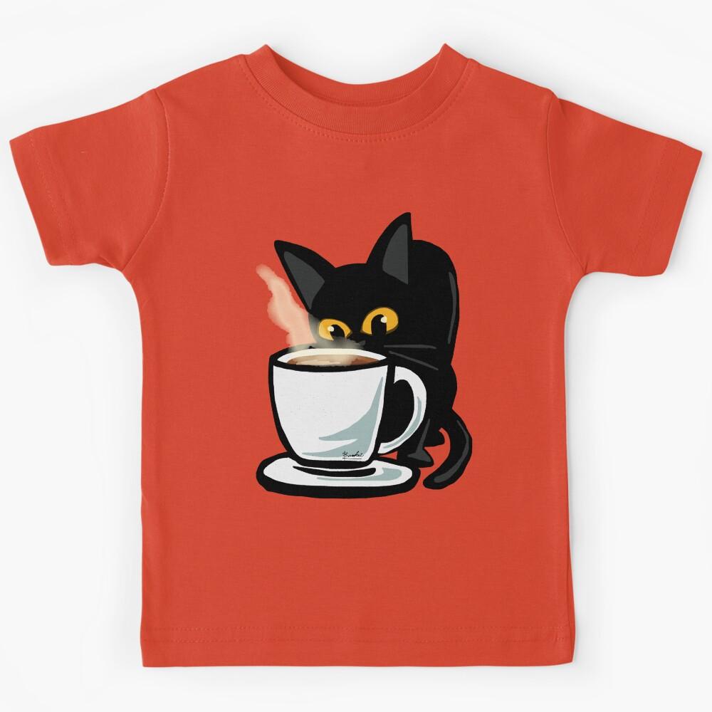 Coffee cat Kids T-Shirt 150