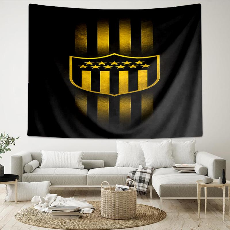 Peñarol Football Club Tapestry Hanging for Bedroom,Livingroom, Playroom,Decor Art Room Wall Tapestry Holiday and Birthday Gifts