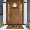 HOMELOVEeE Smile Home gemusterte Teppichmatte für die Vordertür