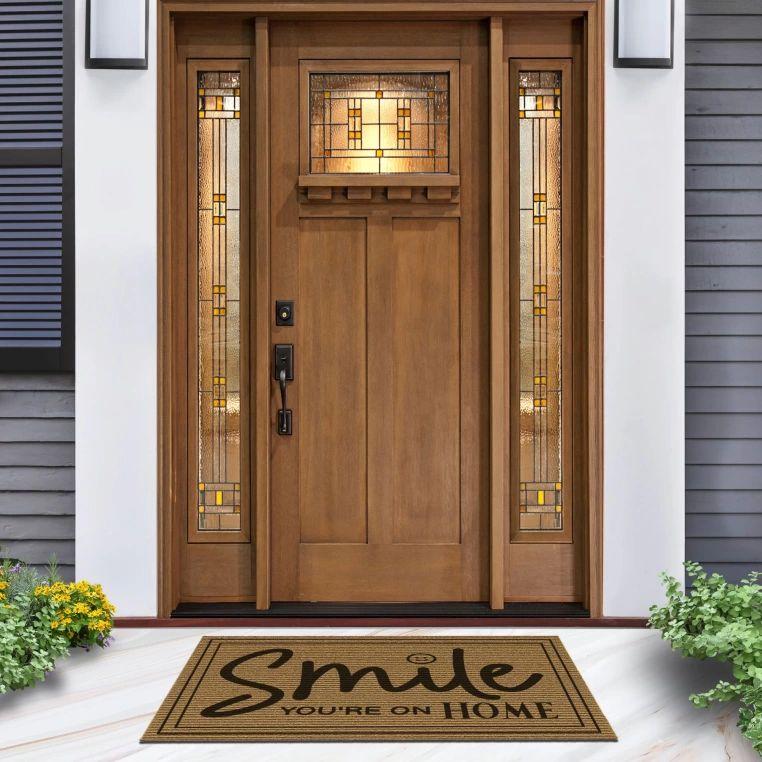 HOMELOVEeE Smile Home Mochetă Covor pentru ușă din față