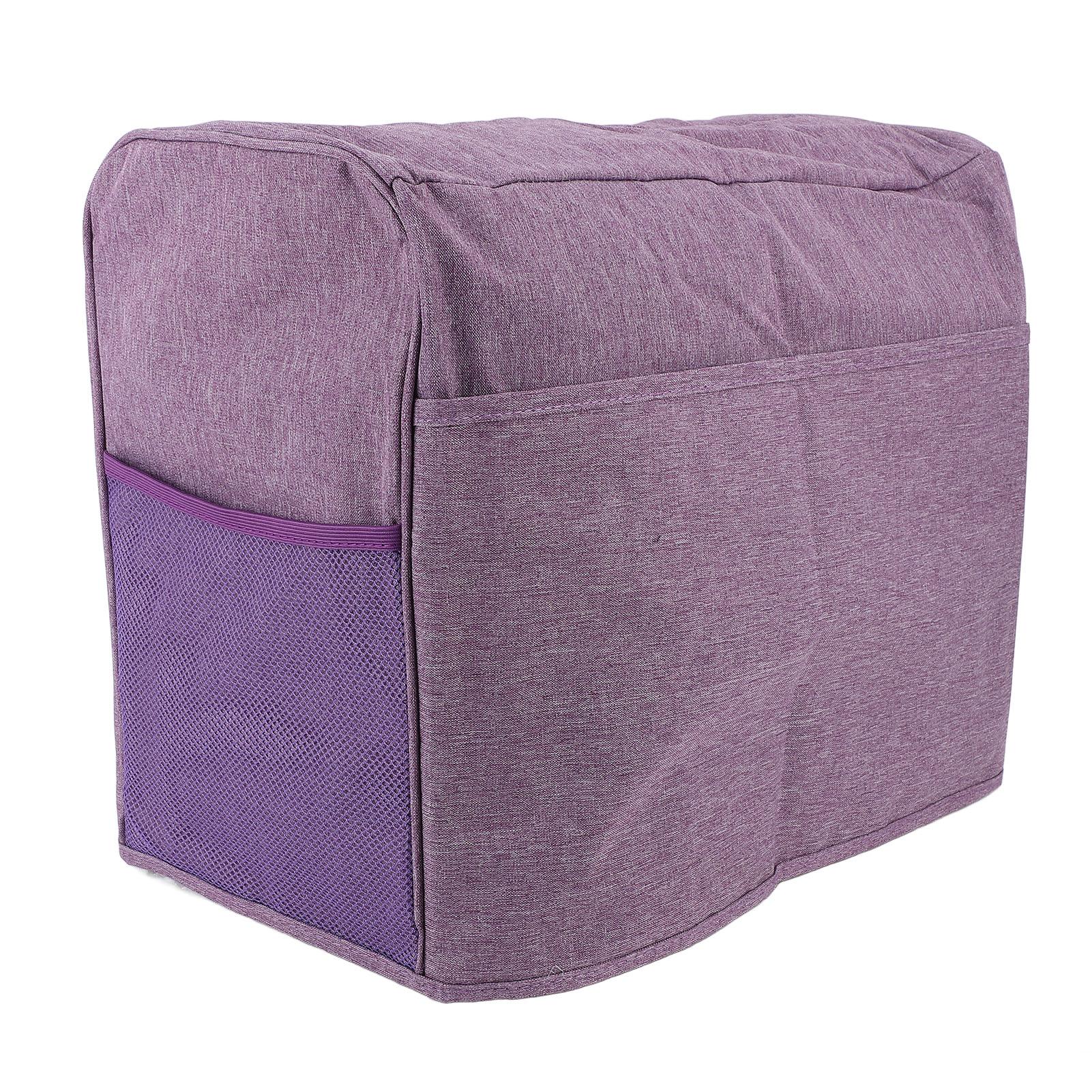 

Sewing Machine Dust Cover 3 Layer Foldable Polyester Sewing Machine Protective Cover for Most Standard Sewing Machine фиолетовый