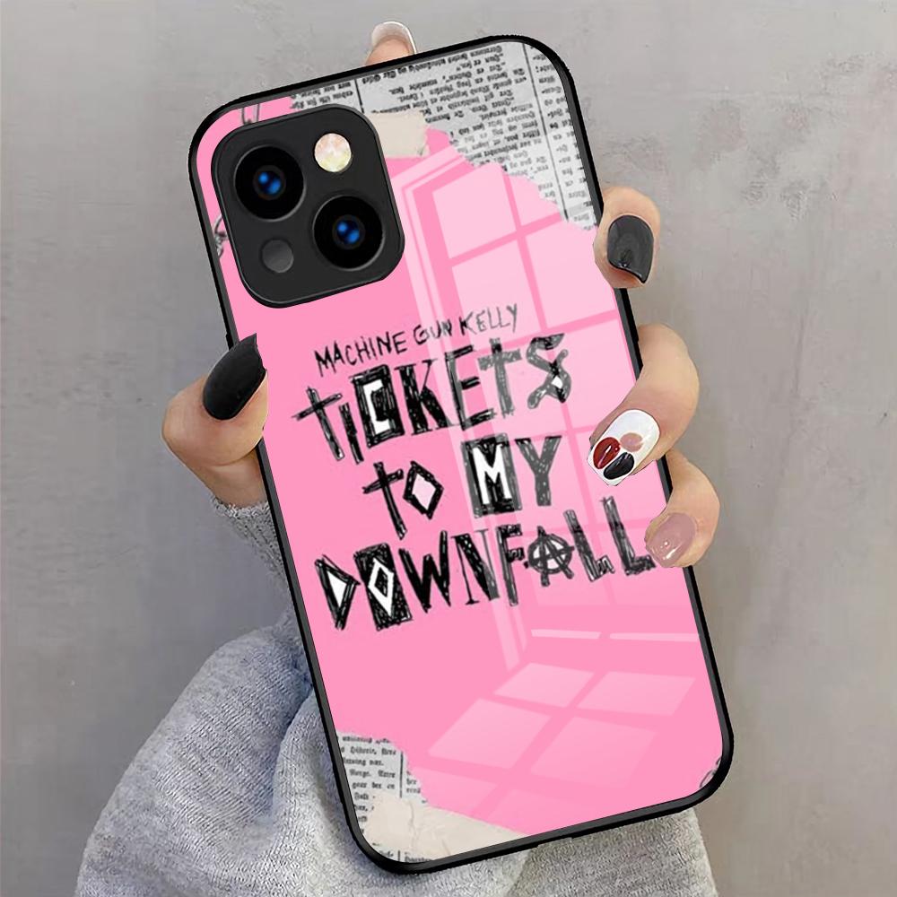 Coque de téléphone MGK Tickets To My Downfall Pour IPhone 17 Pro Max 16 15 14 Pro Max 13 11 X Xs Xr 8 7Plus Couverture en Verre