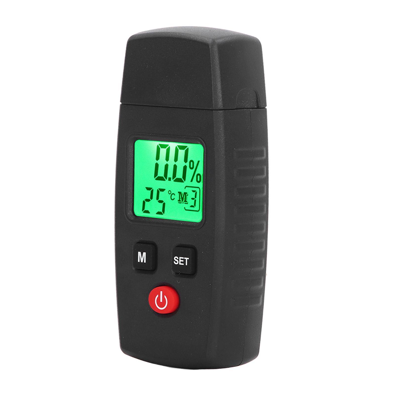 

Wood Moisture Meter Pin Type Digital Display 3 in 1 Dampness Moisture Sensor Detector for Material