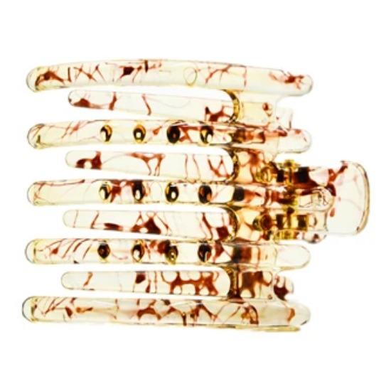 Rolled Up Headwear 3.5 inches Hair Claw Hair Clip Comb Curly Hair Wear for Women and Girls