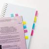 [.co.jp limited] Post-it film sticky notes 6 colors 44x10mm 20 sheets x 11 pads 6831M-AM