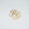 EXO 20CM Cotton Doll Shoes: Leather Shoes for Dali Li 6-Point BJD, Size 4.8x2.8CM