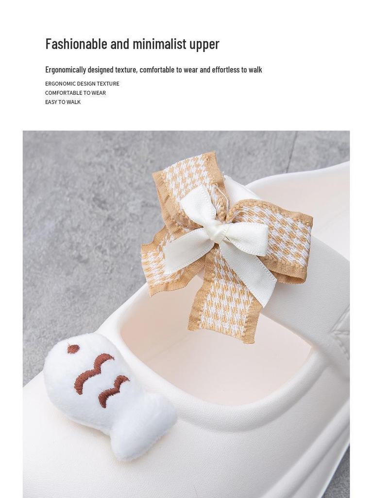 EVA British Style Non-Slip Girls' Closed-Toe Fashion Shoes – 7cm Thick Sole for Height Increase