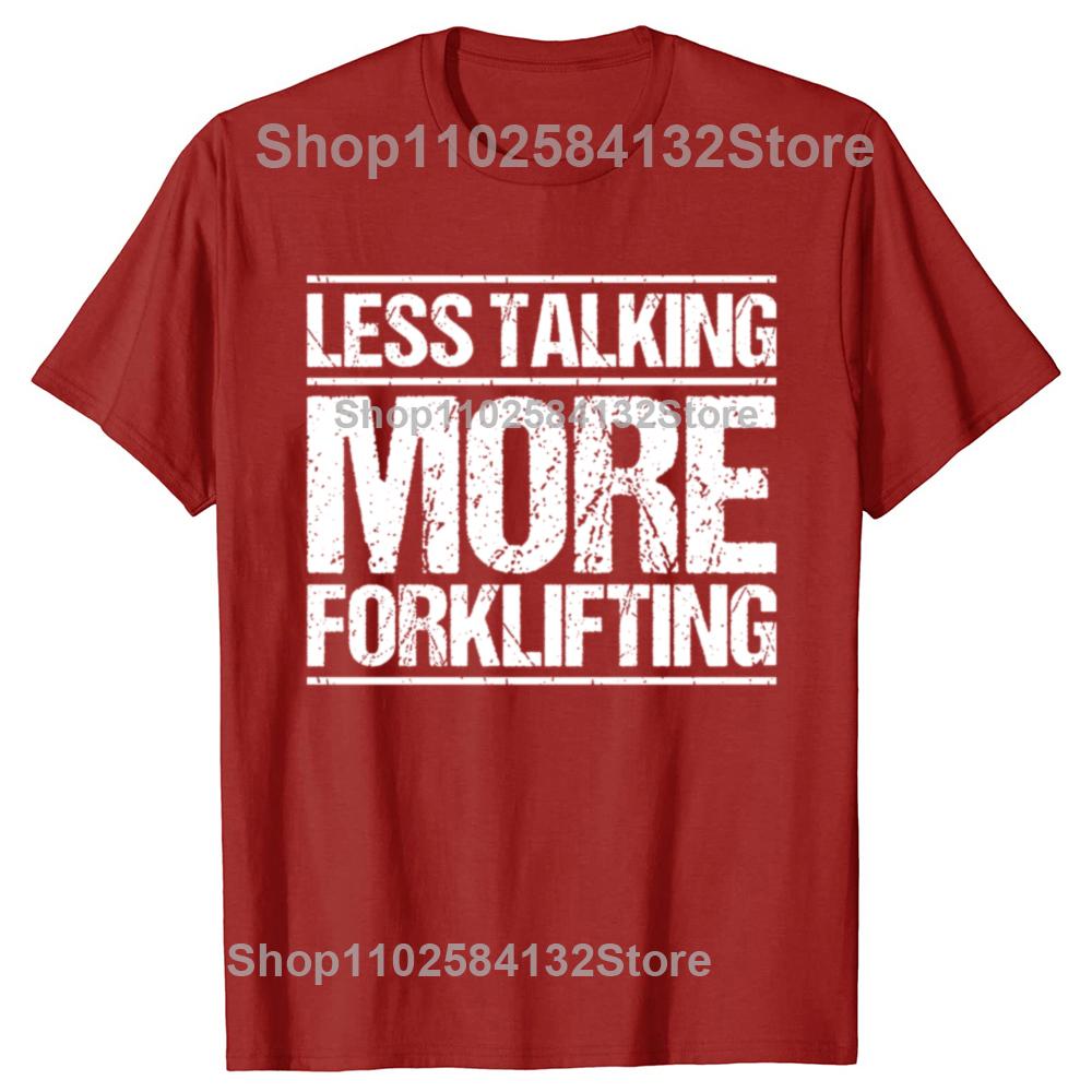 

Forklift Operator Driver Truck Graphic Tshirts Men Womens Fashion Casual Tshirt 100 Cotton Loose Oversized T Shirt S