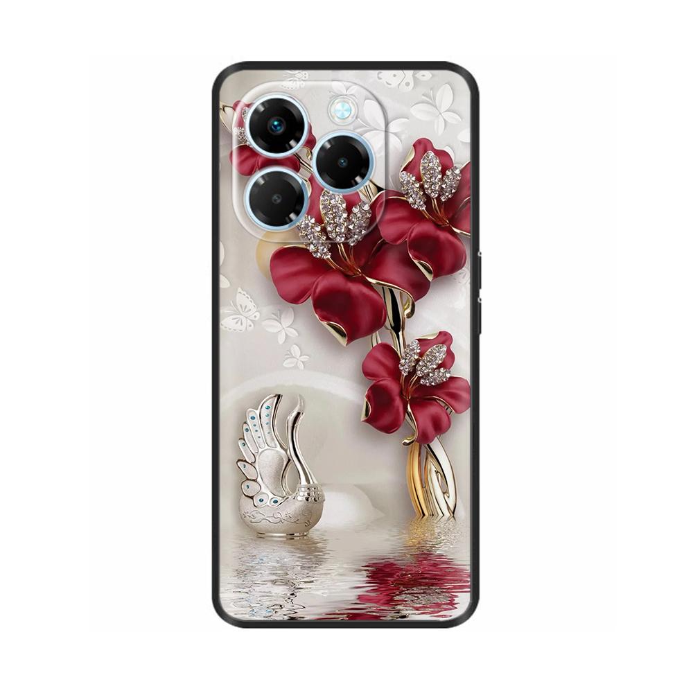 Note 40X 5G Silicone Case For Infinix Note 40X 5G Case Cute Cartoon Painted Cover for Infinix Note40X 5G X6838 Phone Shell Funda